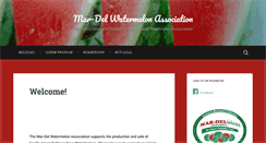 Desktop Screenshot of mardelwatermelon.org